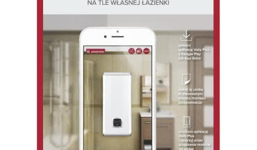 Aplikacja mobilna ułatwiająca wybór urządzenia Ariston